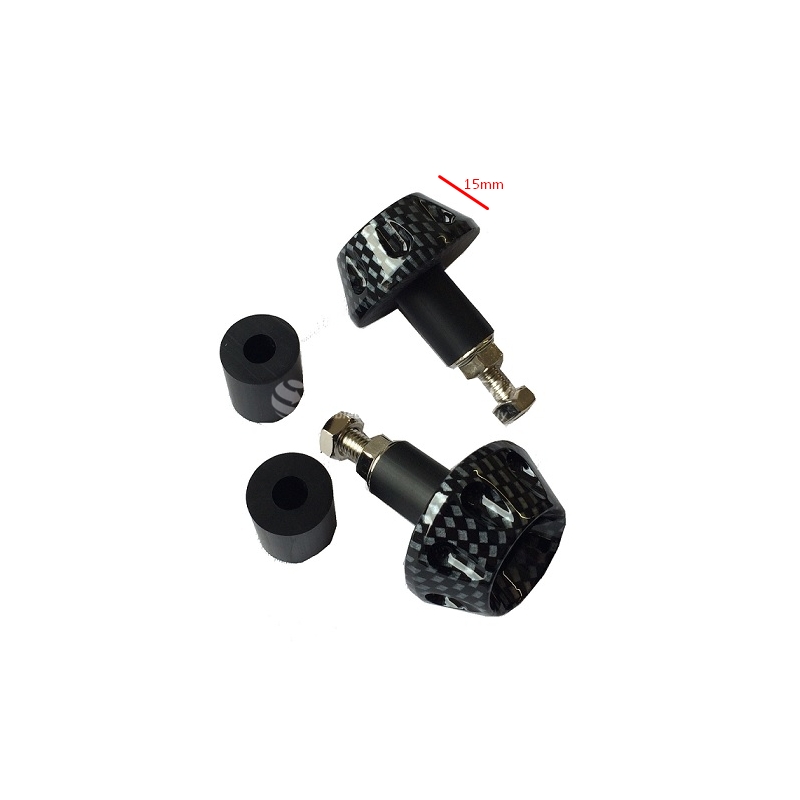 Embouts de guidon Vicma - Carbone