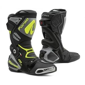 Bottes de moto Forma Ice Pro noir-gris-jaune fluo