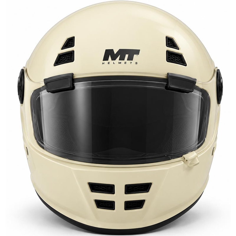 Casque intégral de moto MT Jarama SV Pure A3 crème