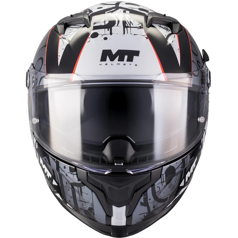Casque intégral de moto MT Braker SV Blackboard B0 noir-gris