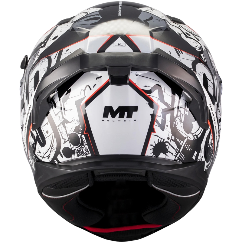 Casque intégral de moto MT Braker SV Blackboard B0 noir-gris