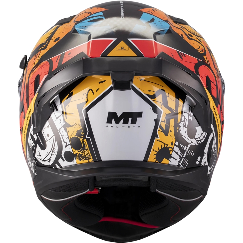 Casque intégral de moto MT Braker SV Blackboard B5 noir-bleu-rouge