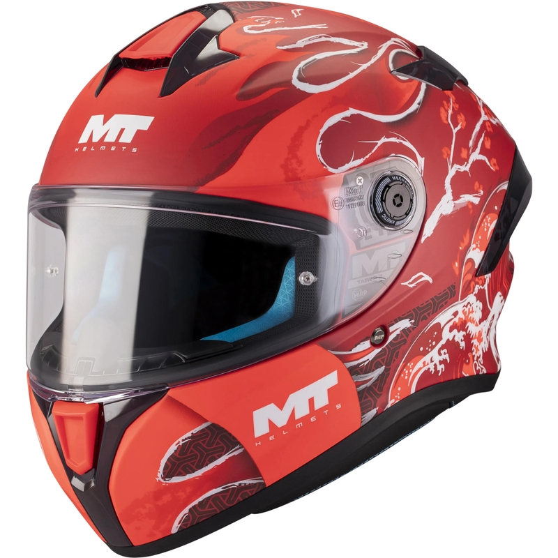 Casque intégral de moto MT Targo S Yamanaka_26_Season C5 rouge mat