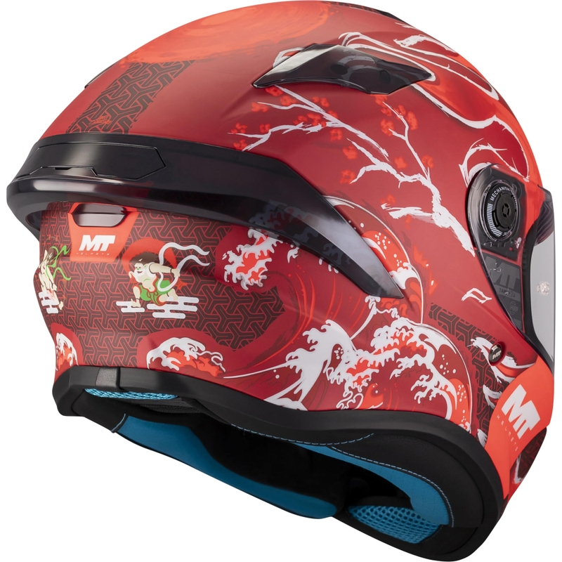 Casque intégral de moto MT Targo S Yamanaka_26_Season C5 rouge mat