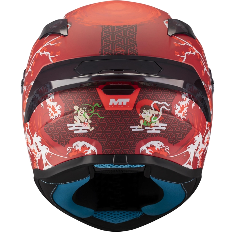 Casque intégral de moto MT Targo S Yamanaka_26_Season C5 rouge mat