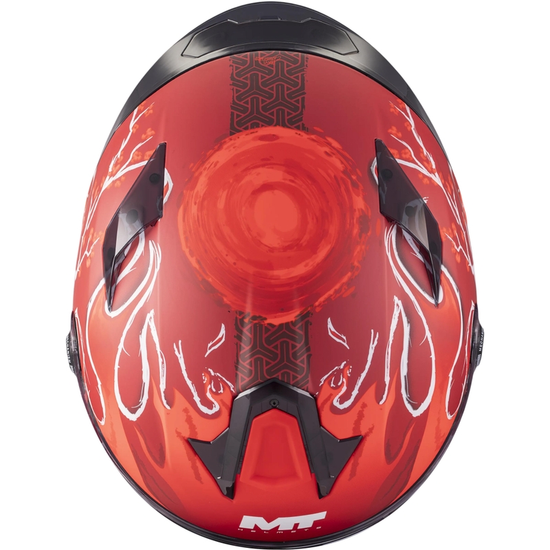 Casque intégral de moto MT Targo S Yamanaka_26_Season C5 rouge mat