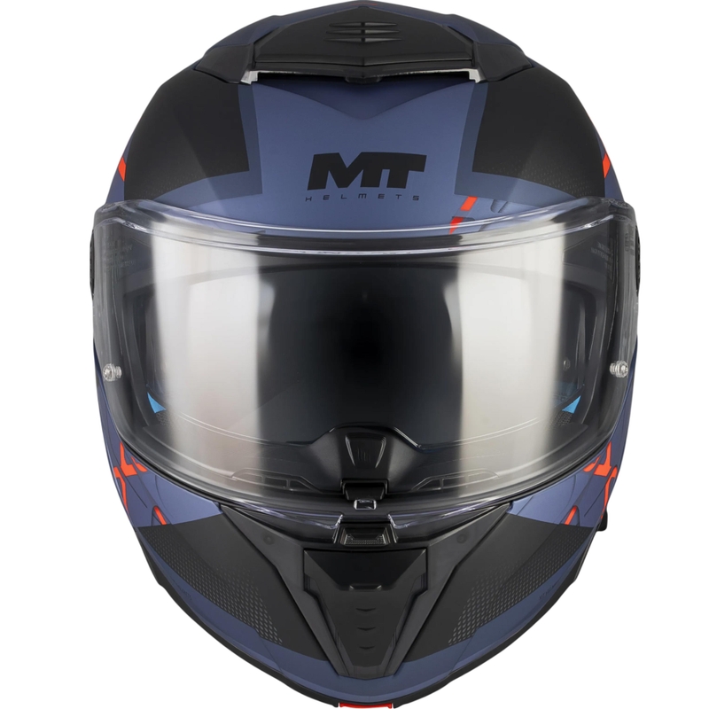 Casque de moto modulable MT Atom 2 SV Change C17 noir-bleu mat