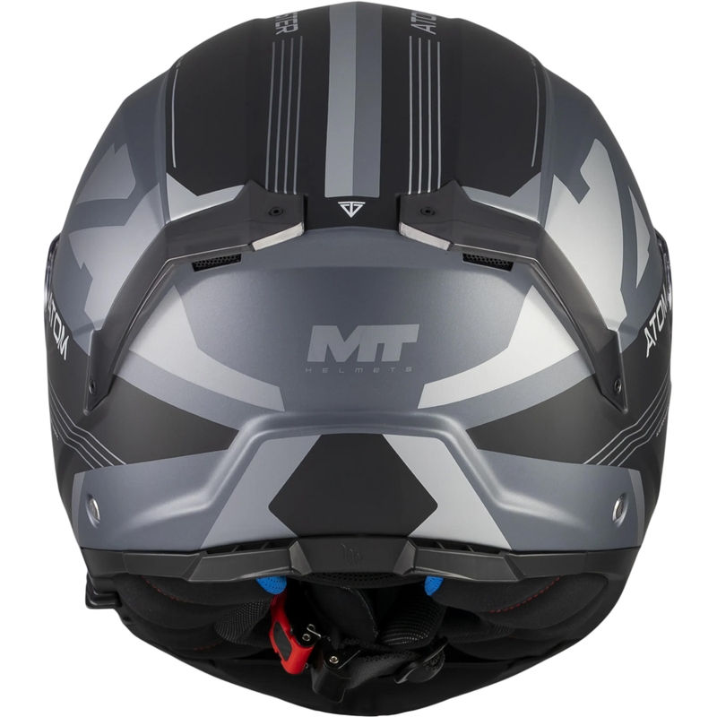 Casque de moto modulable MT Atom 2 SV Kaster C2 noir-gris mat