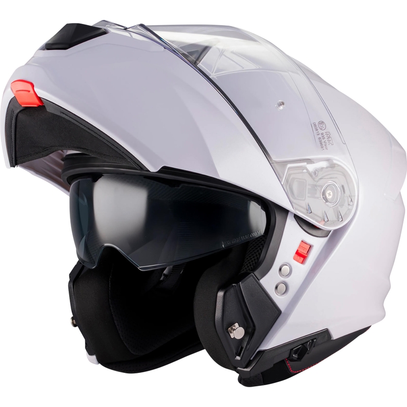 Casque de moto modulable MT Genesis R SV A0 blanc