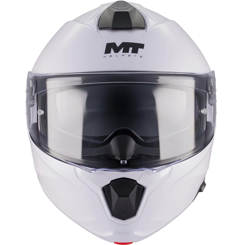 Casque de moto modulable MT Genesis R SV A0 blanc