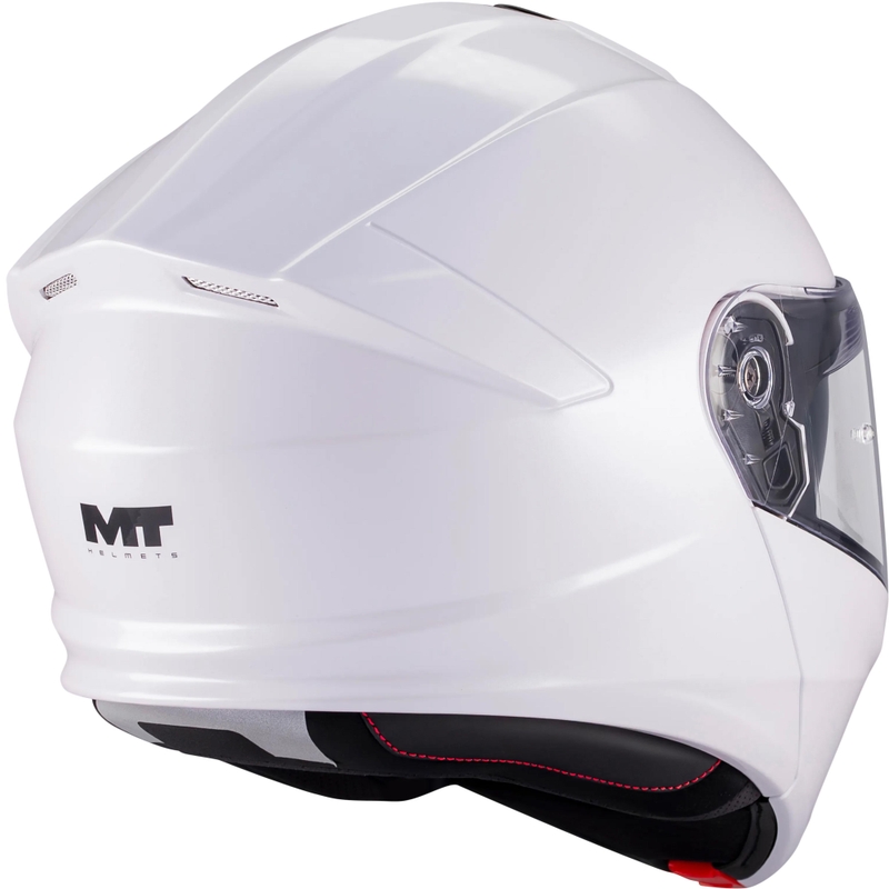 Casque de moto modulable MT Genesis R SV A0 blanc