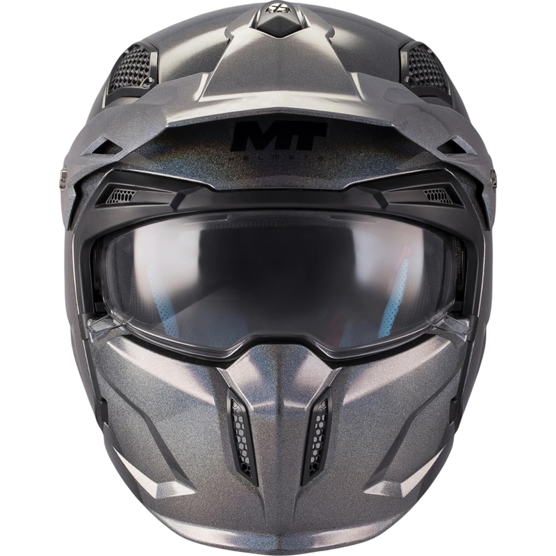 Casque de moto modulable MT Streetfighter SV S Special Pure T2 multicolore brillant
