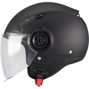Casque de moto ouvert MT Aeris Pure A1 noir mat