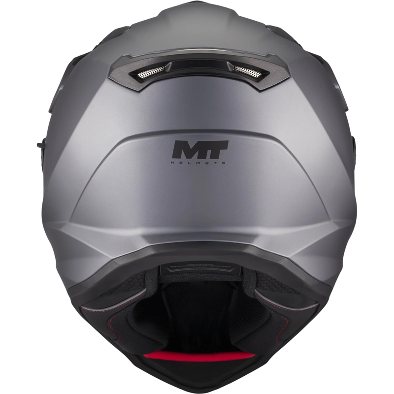 Casque de moto enduro MT Track SV Pure A2 gris mat