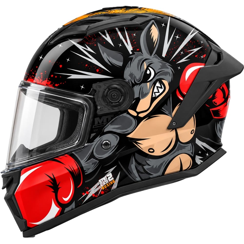 Casque intégral de moto pour enfant MT Stinger 2 Boxing B2 noir