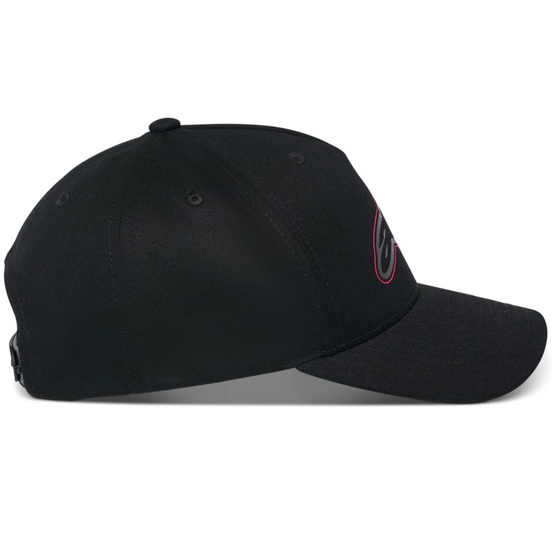 Casquette Alpinestars en fibre de carbone noire