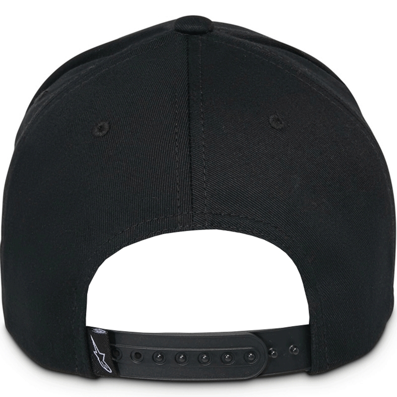 Casquette Alpinestars en fibre de carbone noire