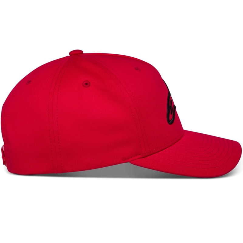 Casquette Alpinestars Ageless Snapback rouge et noire