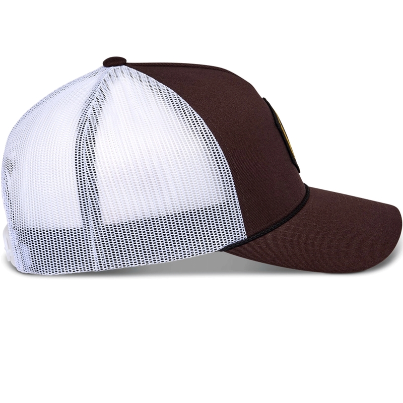 Casquette de camionneur Alpinestars Hexeon marron et blanche