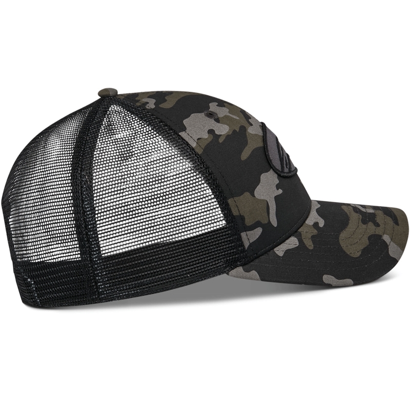 Casquette Alpinestars Oblique Camo Trucker noire-camouflage-noire