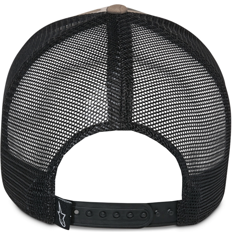 Casquette Alpinestars Oblique Camo Trucker, vert-camouflage-noir