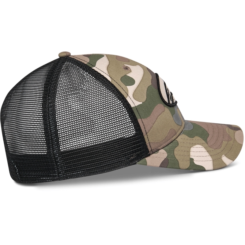 Casquette Alpinestars Oblique Camo Trucker, vert-camouflage-noir