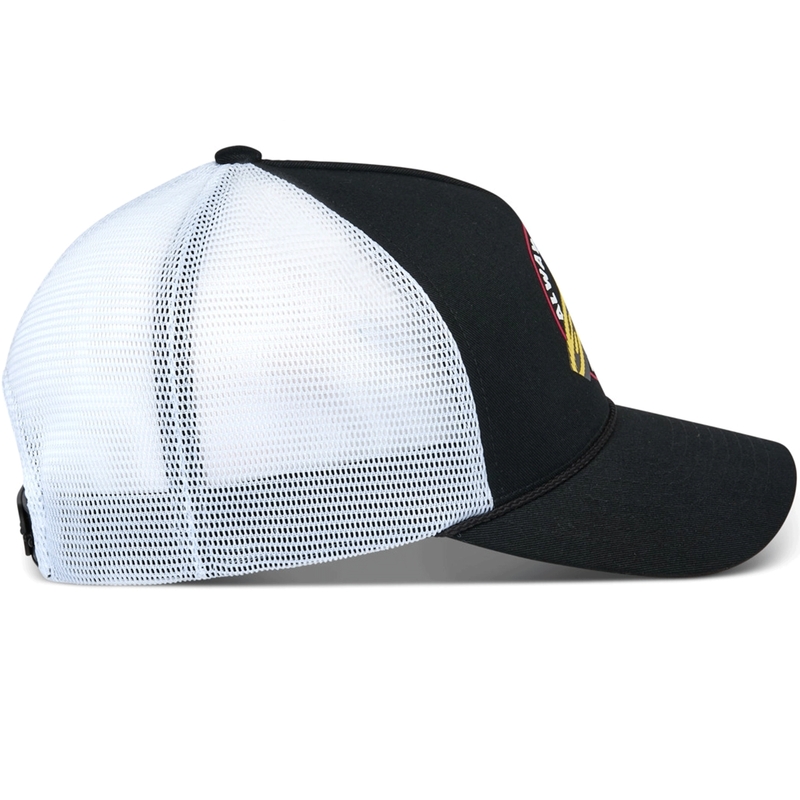 Casquette de camionneur Alpinestars Aorbit noire et blanche