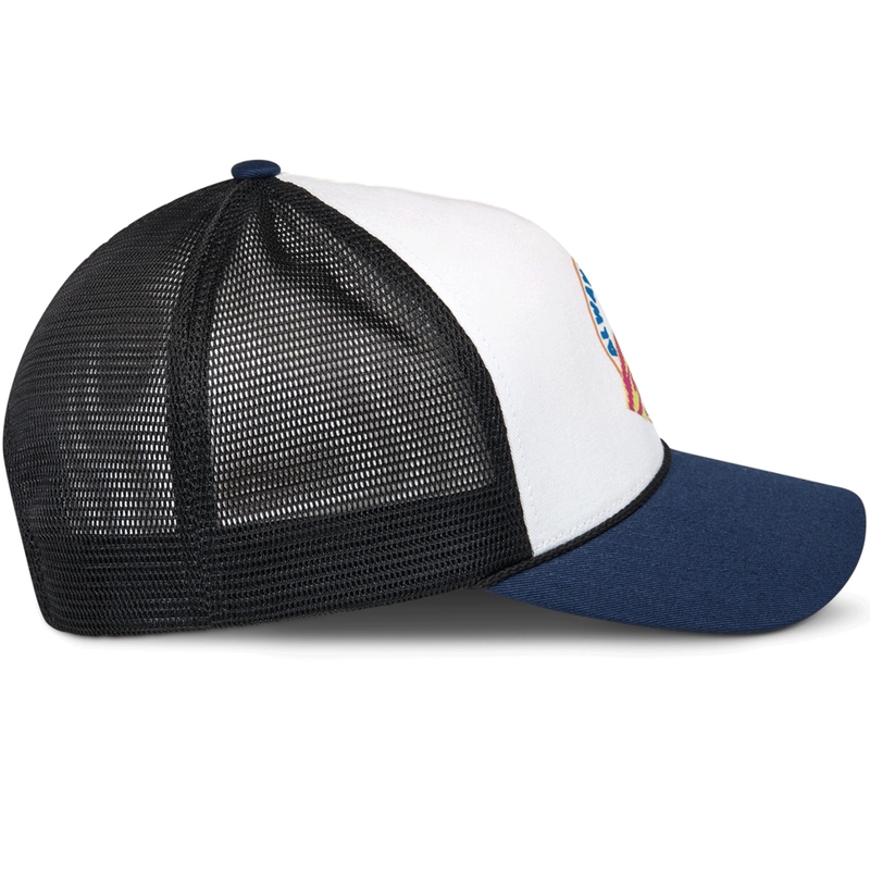 Casquette de camionneur Alpinestars Aorbit blanche-bleue-noire