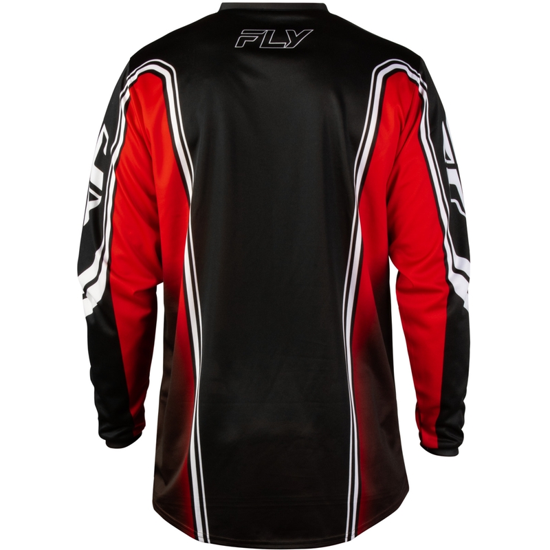 Maillot de motocross FLY Racing F-16 Raze noir-rouge-blanc