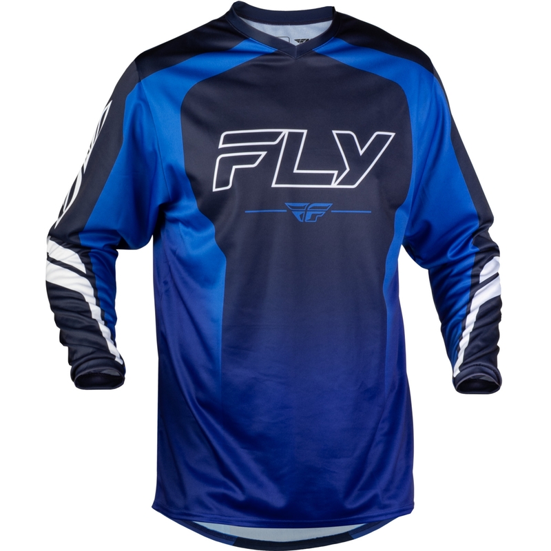 Maillot de motocross FLY Racing F-16 Raze bleu-bleu-blanc