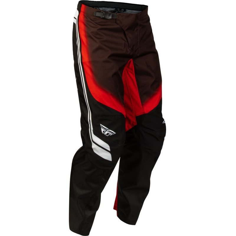 Pantalon de motocross Fly Racing F-16 Raze noir-rouge-blanc
