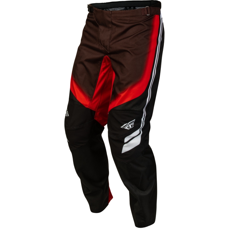 Pantalon de motocross Fly Racing F-16 Raze noir-rouge-blanc