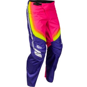 Pantalon de motocross FLY Racing F-16 Raze violet-rouge-jaune