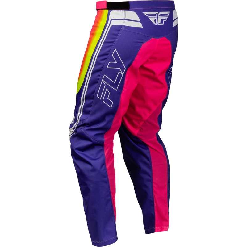 Pantalon de motocross FLY Racing F-16 Raze violet-rouge-jaune