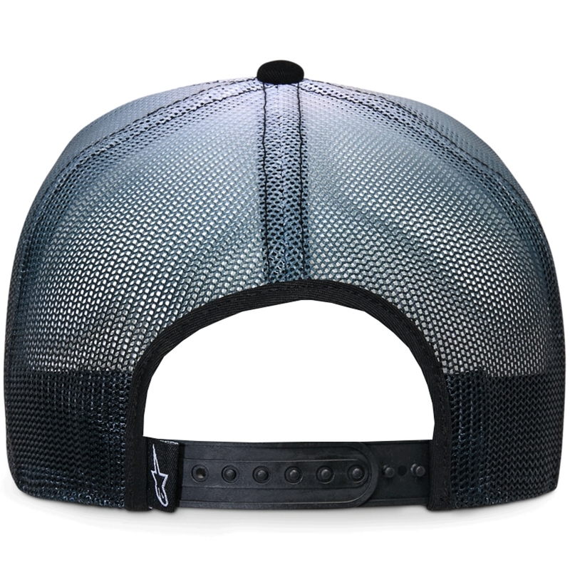 Casquette de camionneur Alpinestars Cali Gradient noire et blanche