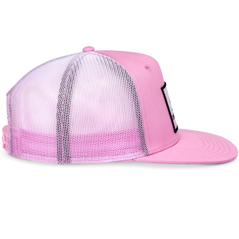 Casquette de camionneur Alpinestars Cali Gradient rose et blanche