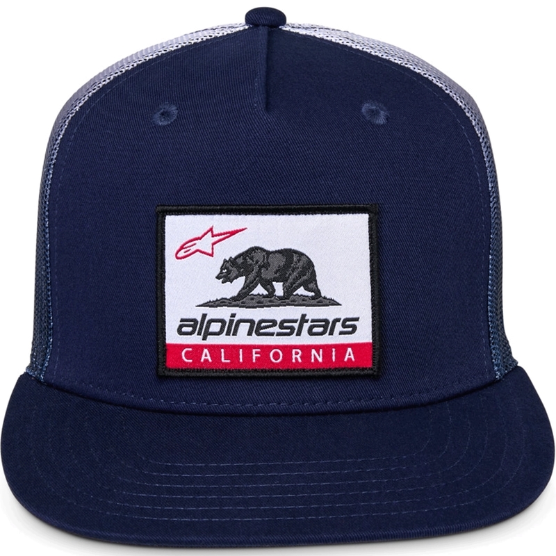 Casquette de camionneur Alpinestars Cali Gradient bleu et blanc