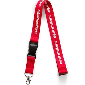 Lanière porte-clés Alpinestars Linear rouge et blanche