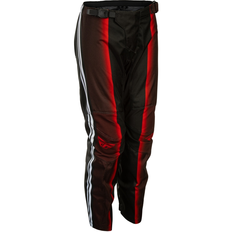 Pantalon de motocross enfant FLY Racing F-16 Raze noir-rouge-blanc