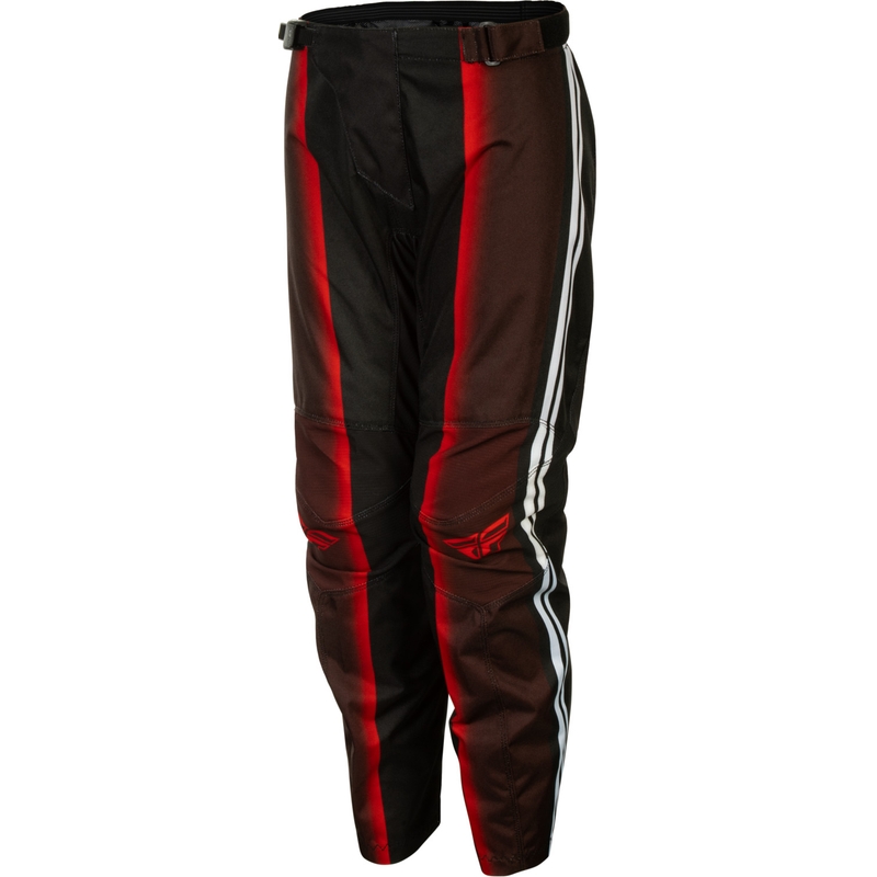 Pantalon de motocross enfant FLY Racing F-16 Raze noir-rouge-blanc