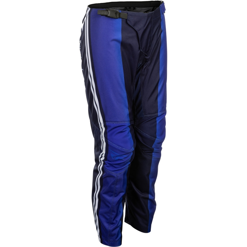 Pantalon de motocross enfant FLY Racing F-16 Raze, bleu-bleu-blanc