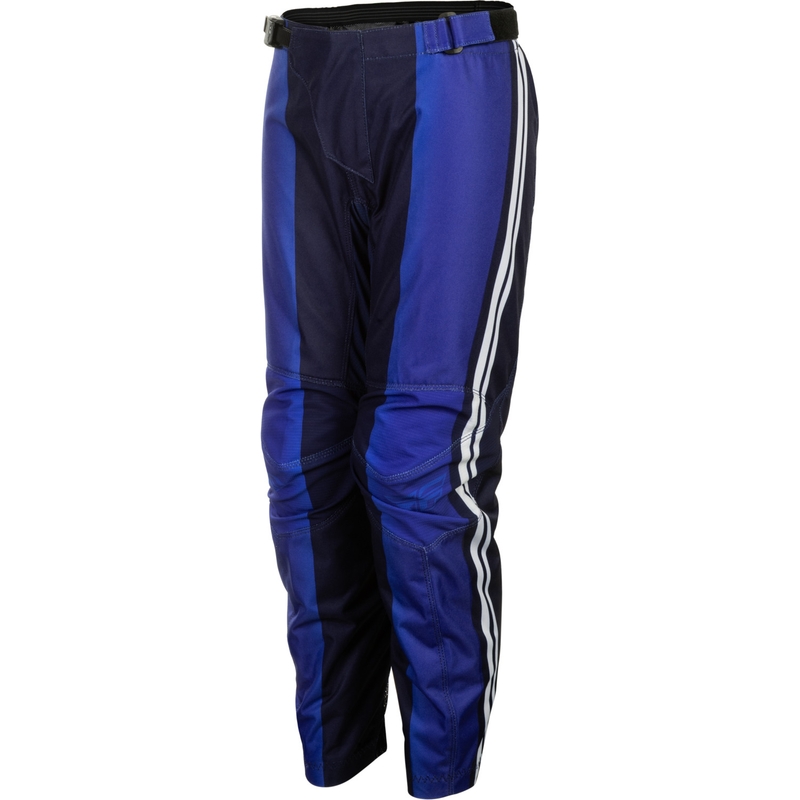 Pantalon de motocross enfant FLY Racing F-16 Raze, bleu-bleu-blanc