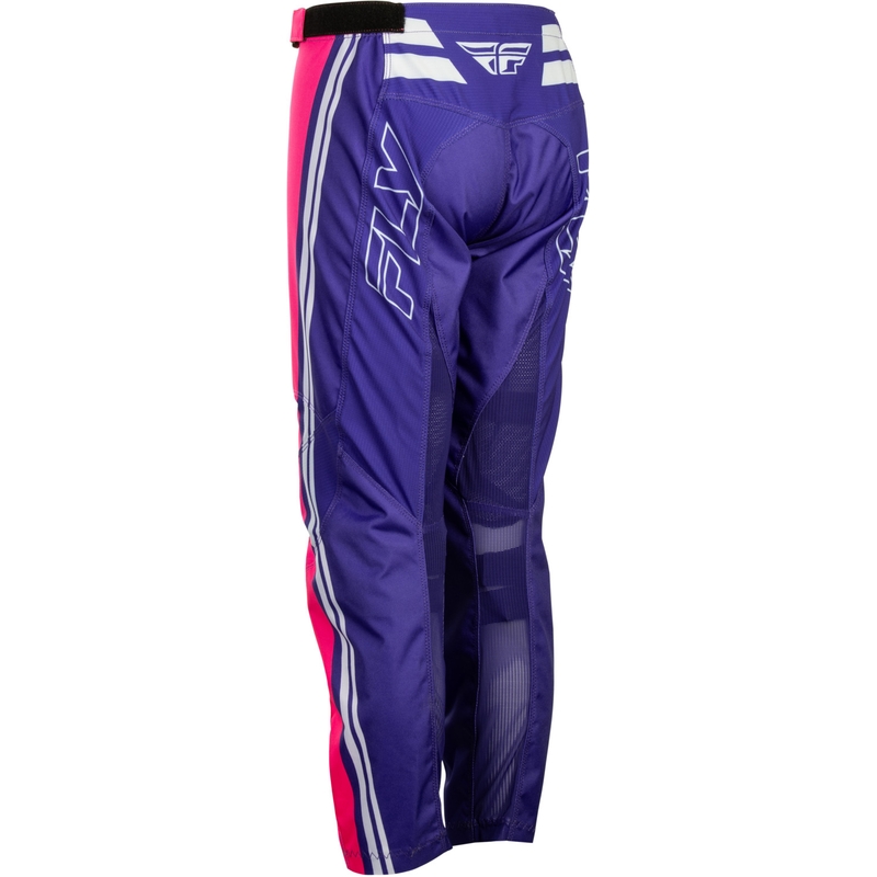 Pantalon de motocross enfant FLY Racing F-16 Raze violet-rouge-jaune