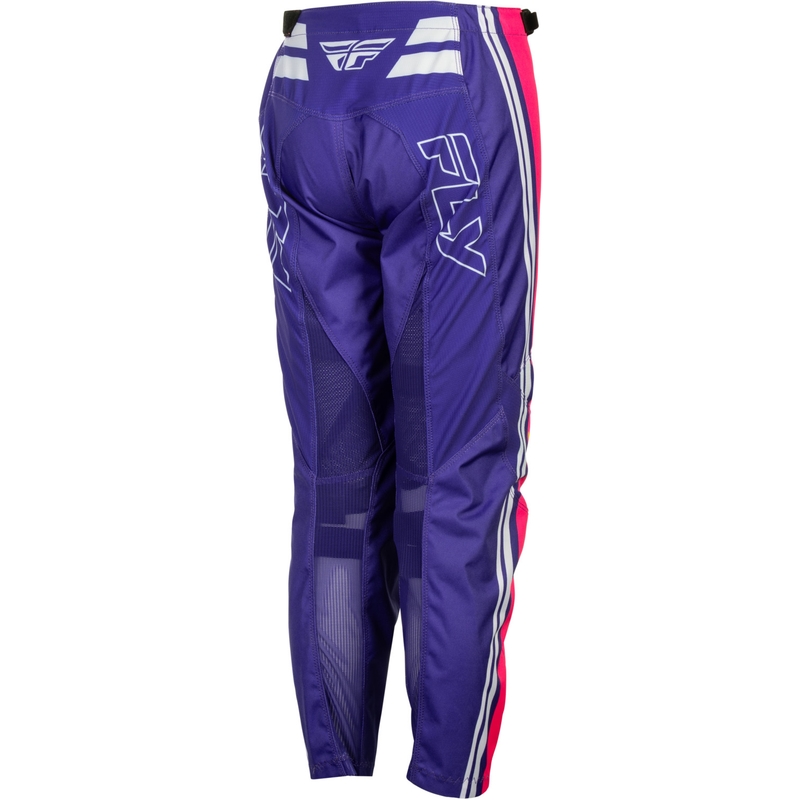 Pantalon de motocross enfant FLY Racing F-16 Raze violet-rouge-jaune
