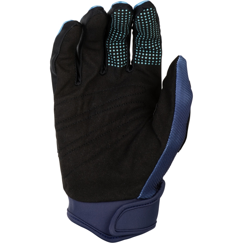Gants de motocross pour enfants FLY Racing F-16 Lift bleu-bleu-blanc
