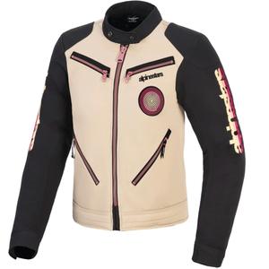 Veste de moto Alpinestars Stella Grace pour femme, sable, noir et multicolore