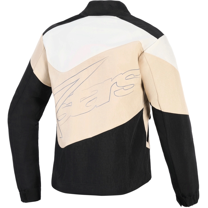 Veste de moto Alpinestars Stella Moshell pour femme, coloris noir-sable-blanc-rose