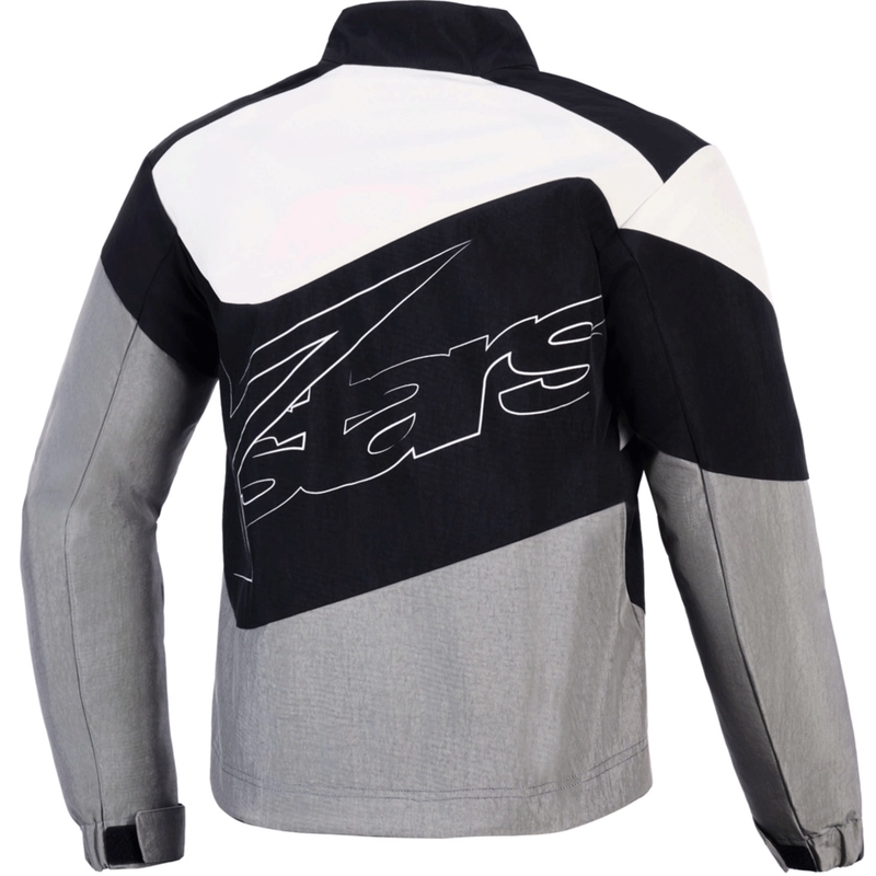 Veste de moto Alpinestars Stella Moshell pour femme, noir-gris-blanc-rose