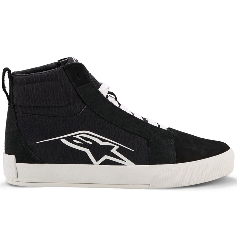 Bottes de moto Alpinestars Ride-63 en toile, noir et gris clair
