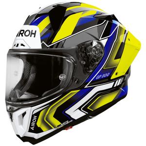 Casque intégral de moto Airoh GP 800 Volt jaune mat